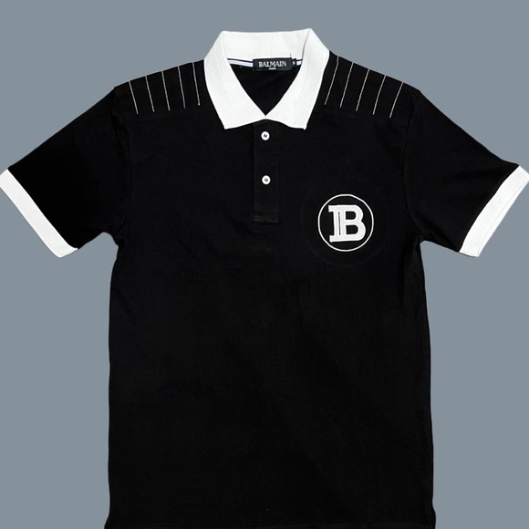 Balmain Paris New Collar Tees - Picture 2 of 2